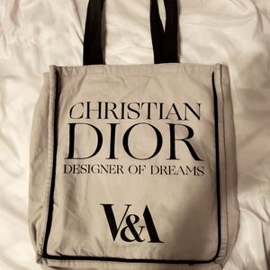 Christian Dior designer of dreams canvas tote bag
